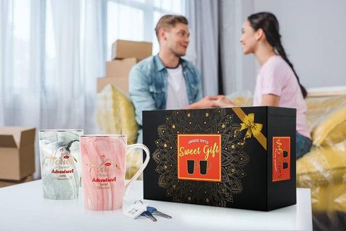New Home New Adventure New Memories Couple Coffee Mug Set